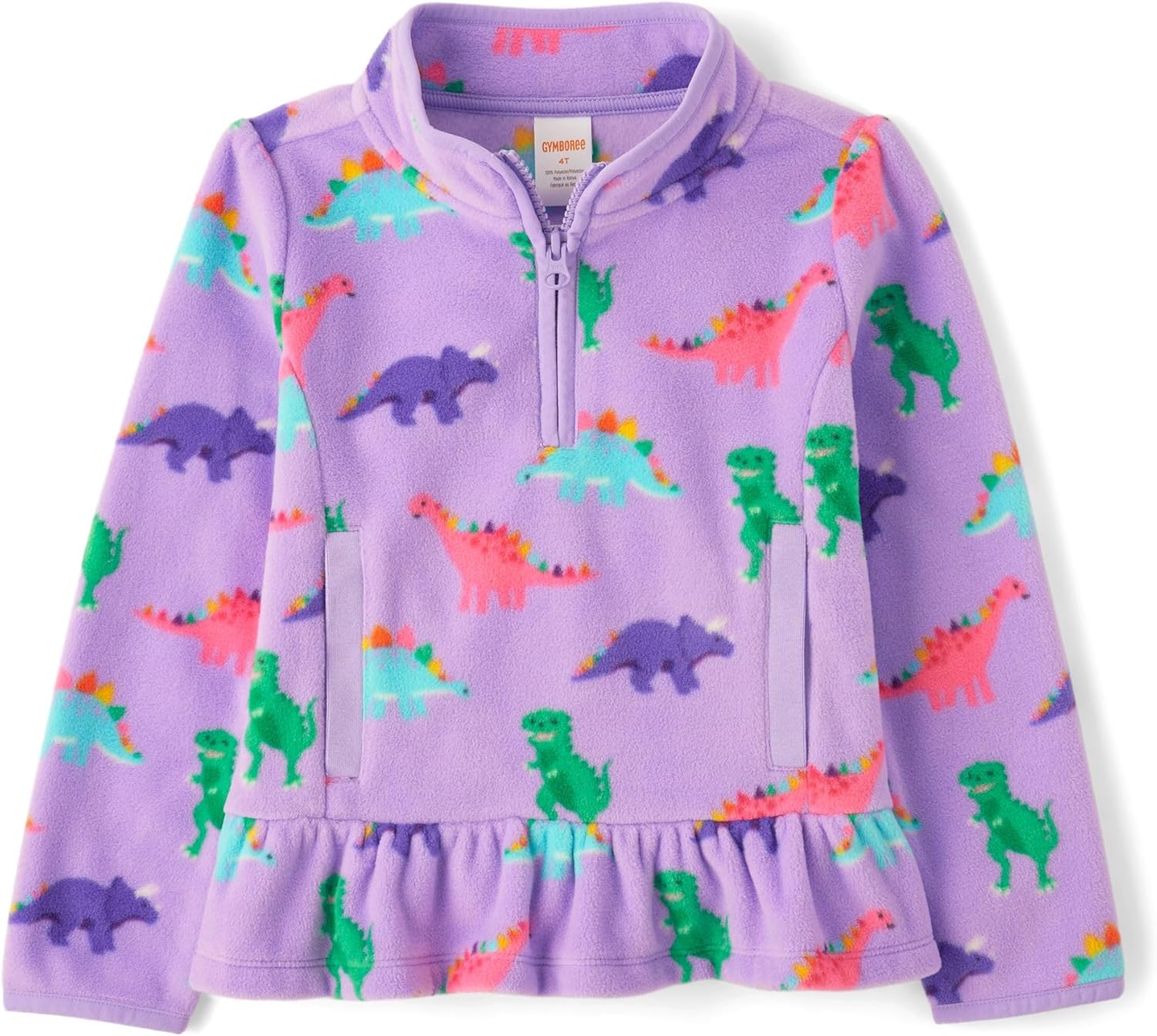 Gymboree Girls Toddler Long Sleeve Cozy Microfleece Tops