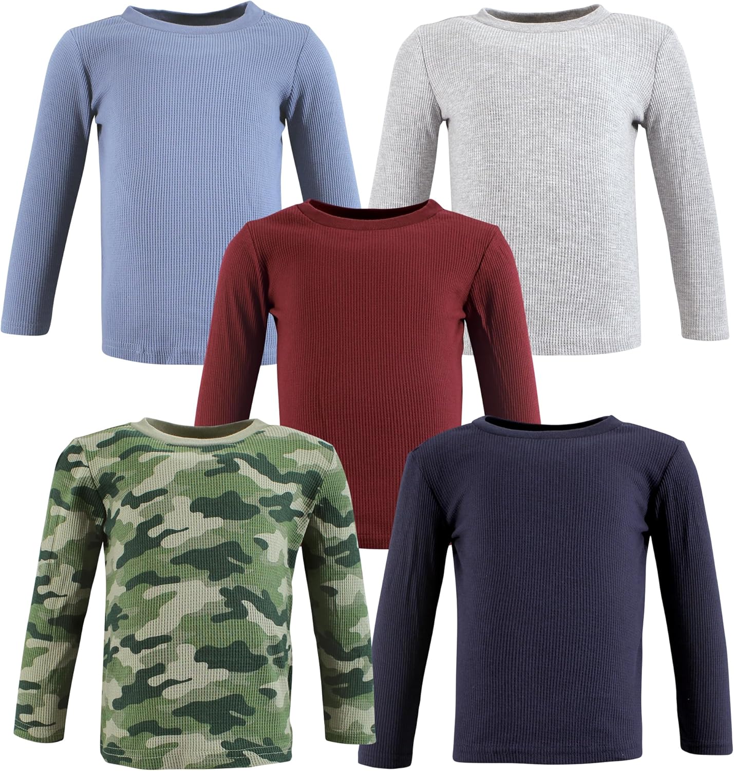 Hudson Baby Unisex Thermal Long Sleeve T-Shirts for Babies