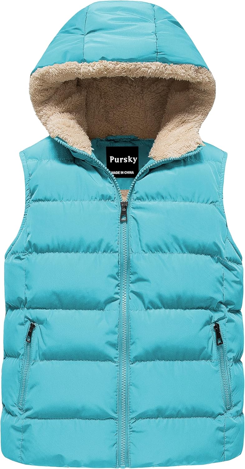 Warm Puffer Vest for Kids Soft Waterproof and Cozy