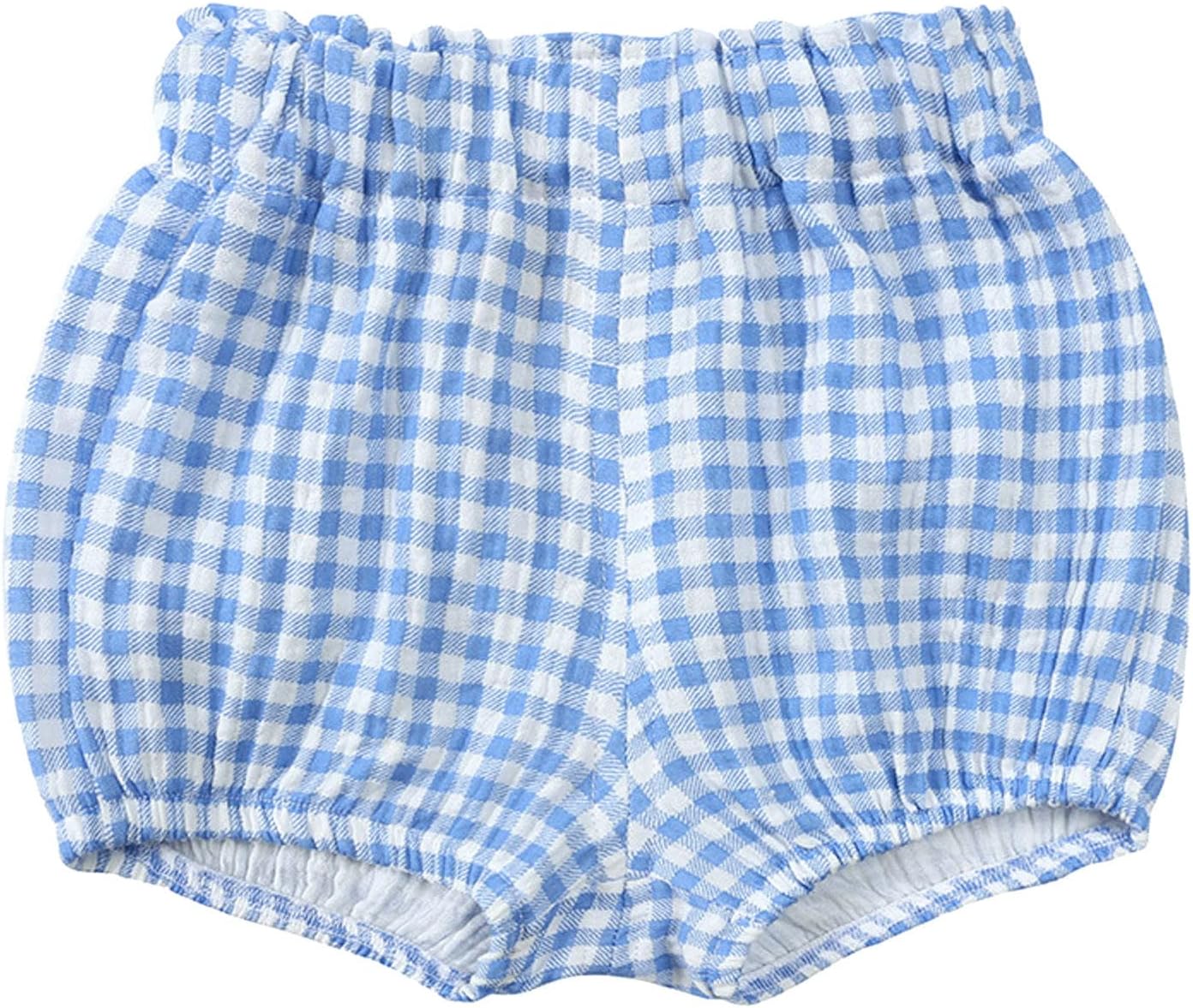 Cute summer cotton and linen shorts for babies and kids