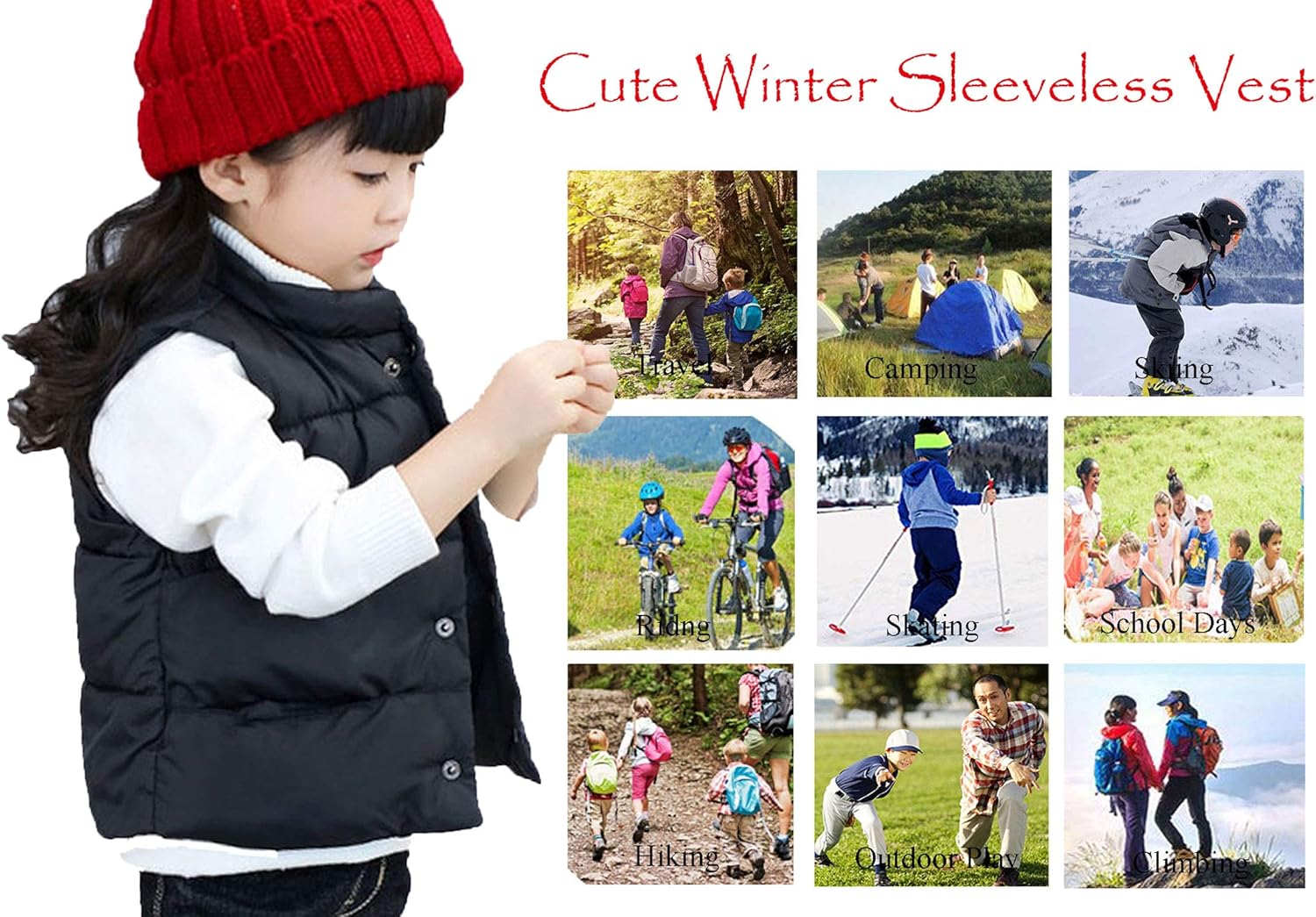 Cute Winter Vest forKids Jonathansrejects