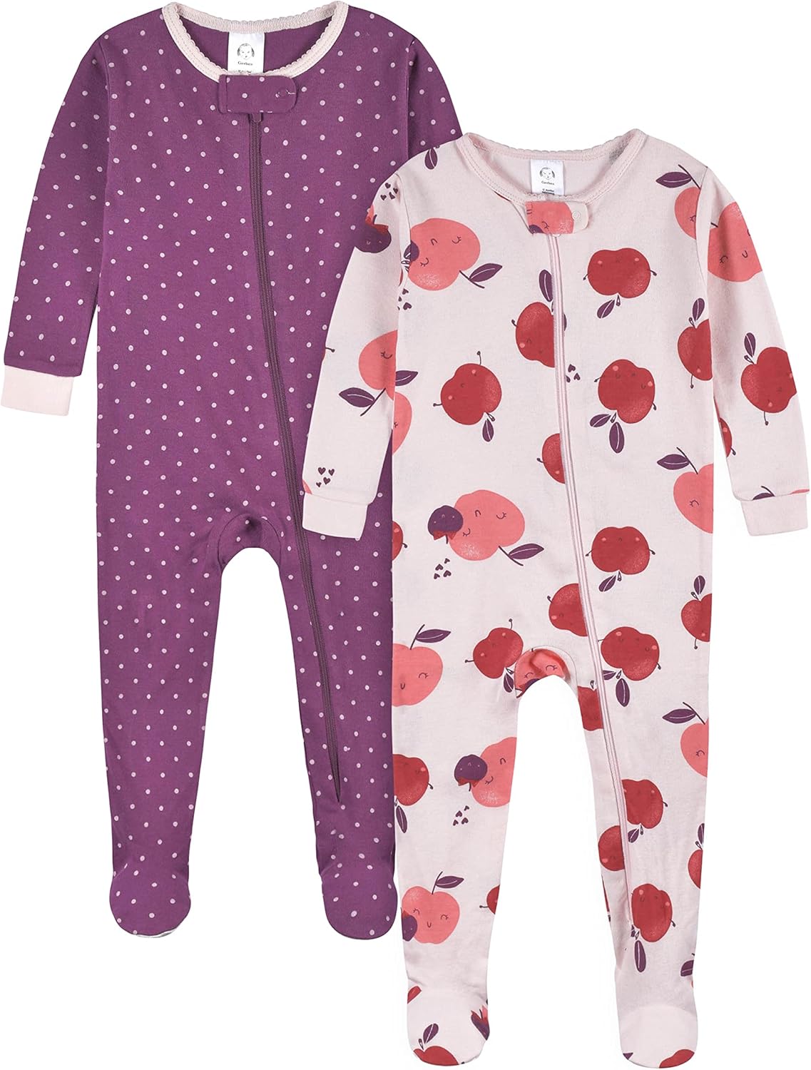 Snug Style Gerber Baby Girls Pajamas