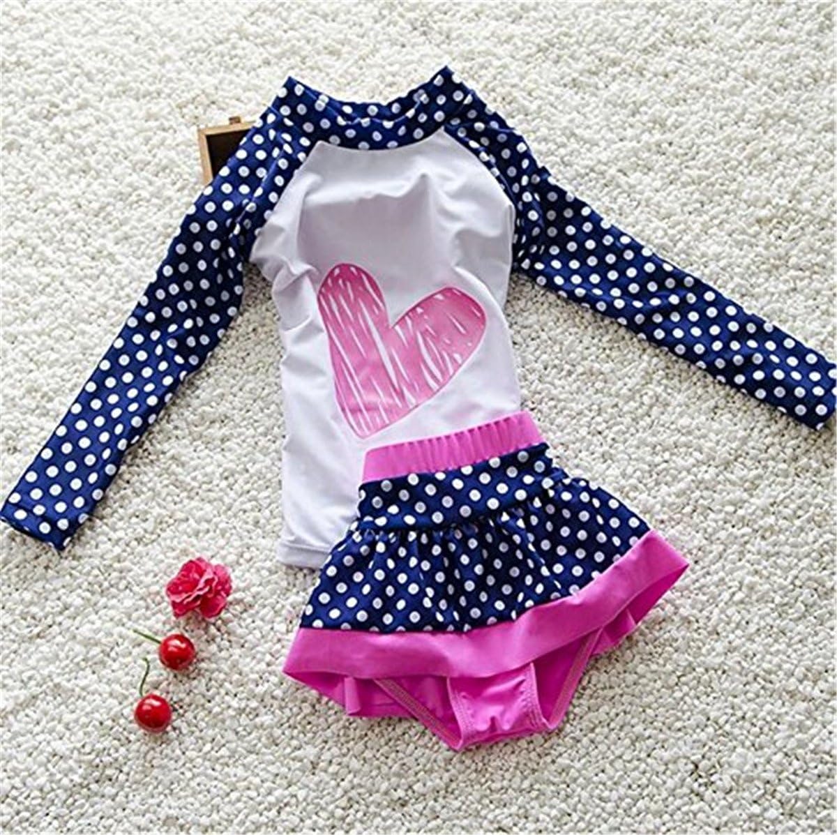 Big Cute UPF 50 Swimsuit Set for Kids