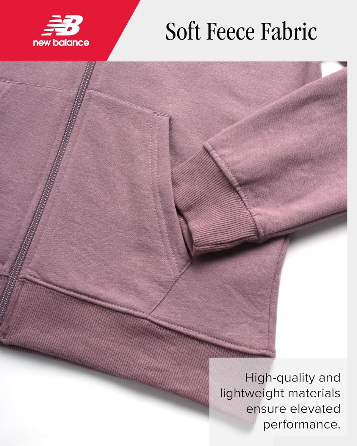 New Balance Girls Fleece Hoodie