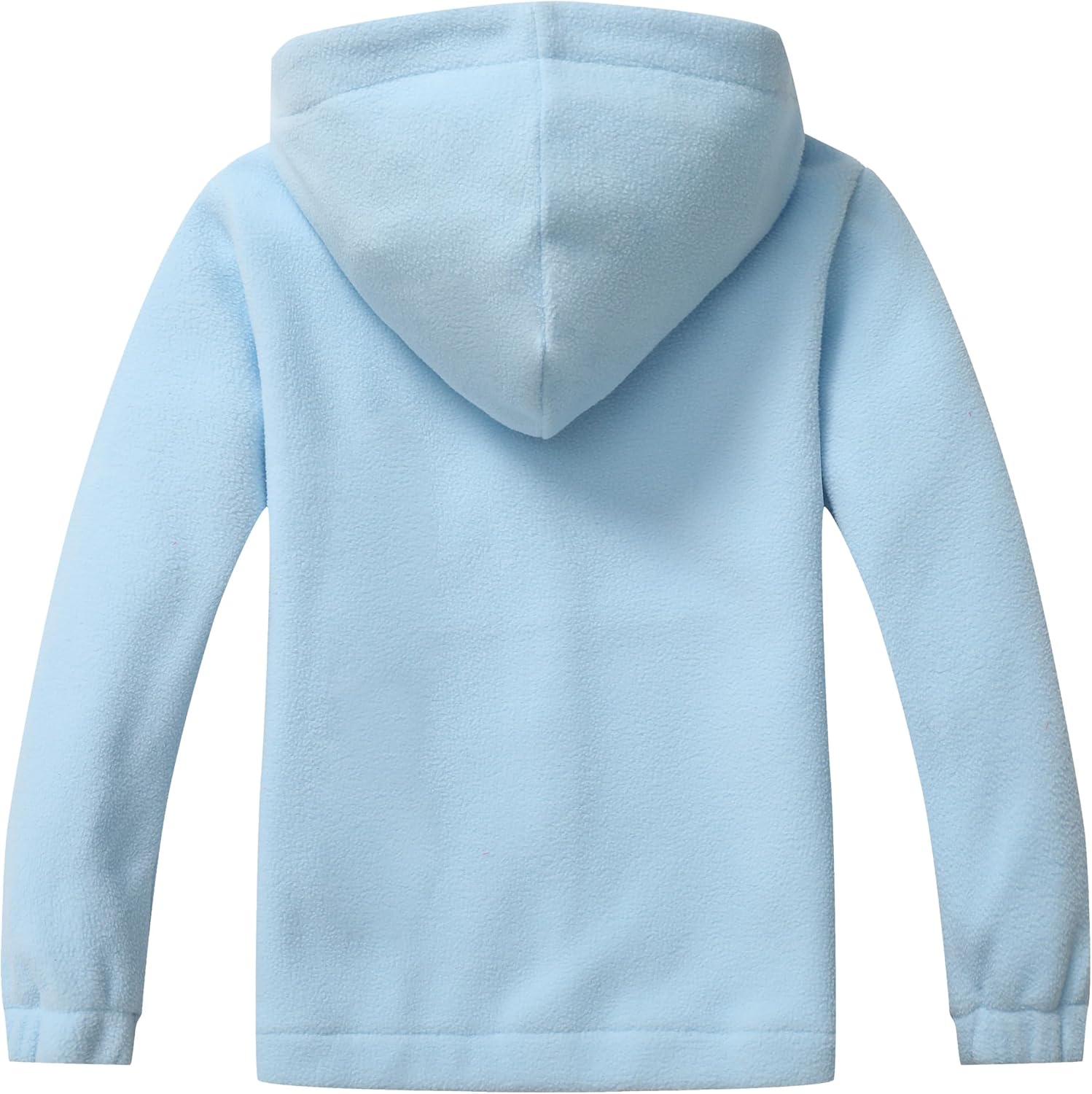Girls Soft Fleece Full-Zip jackets Lightweight Wind-Proof