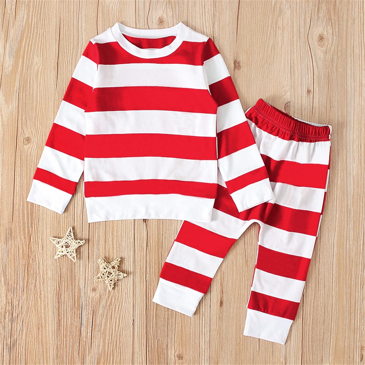 Red Striped Pajama Set for 2-3 Years