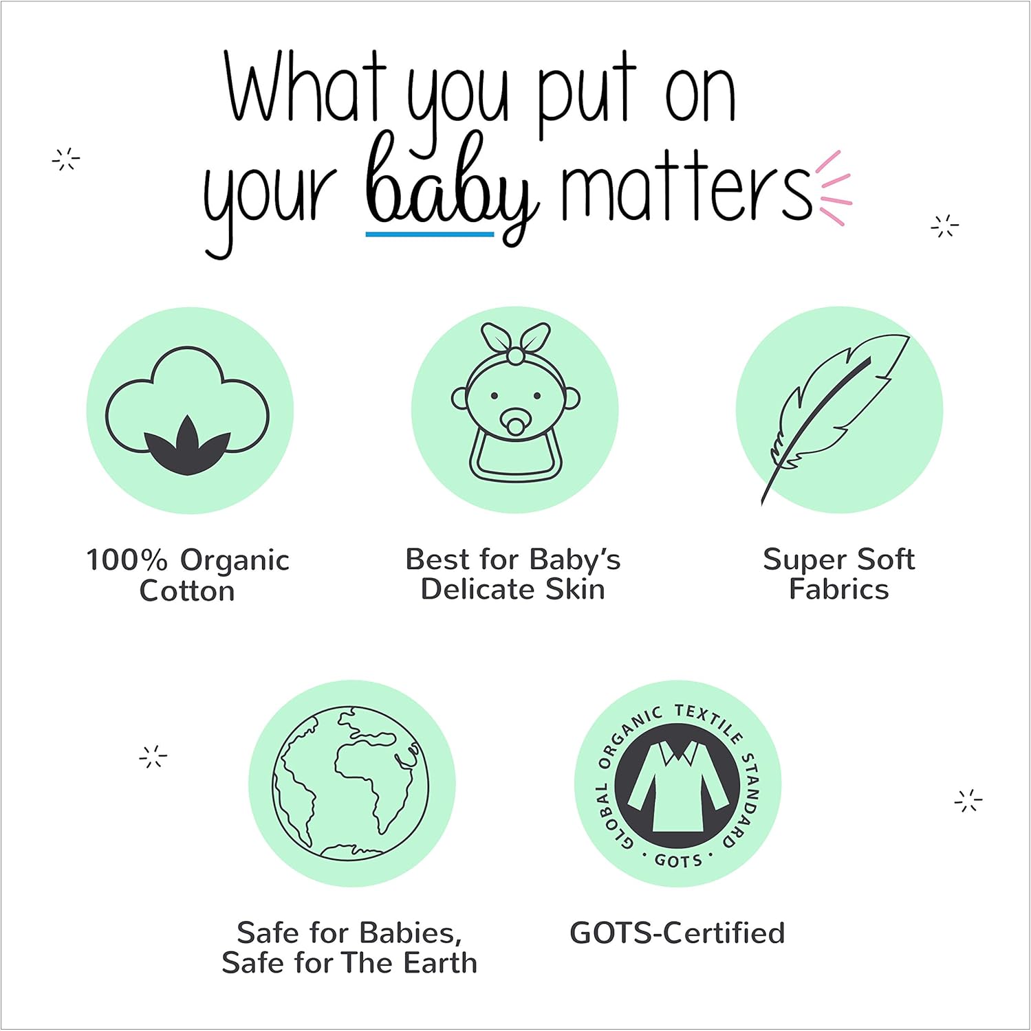 Lamaze Organic Baby Girls PJs