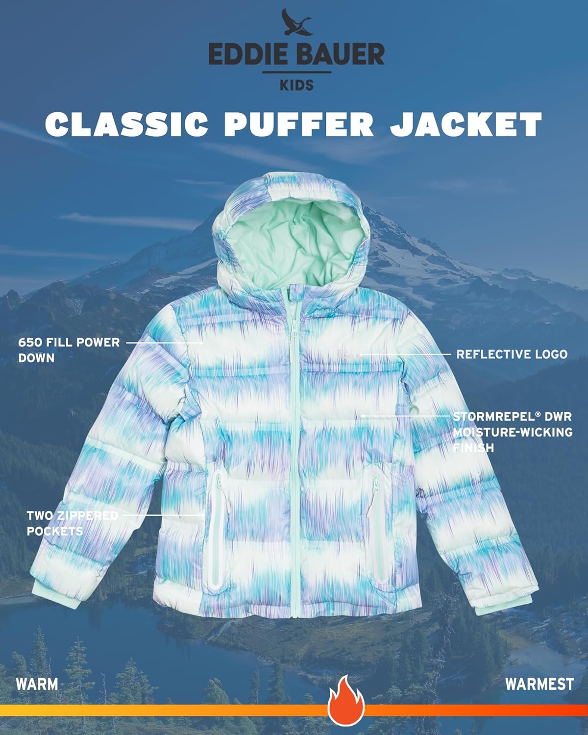 EDDI E Bauer Girls Winter Jacket