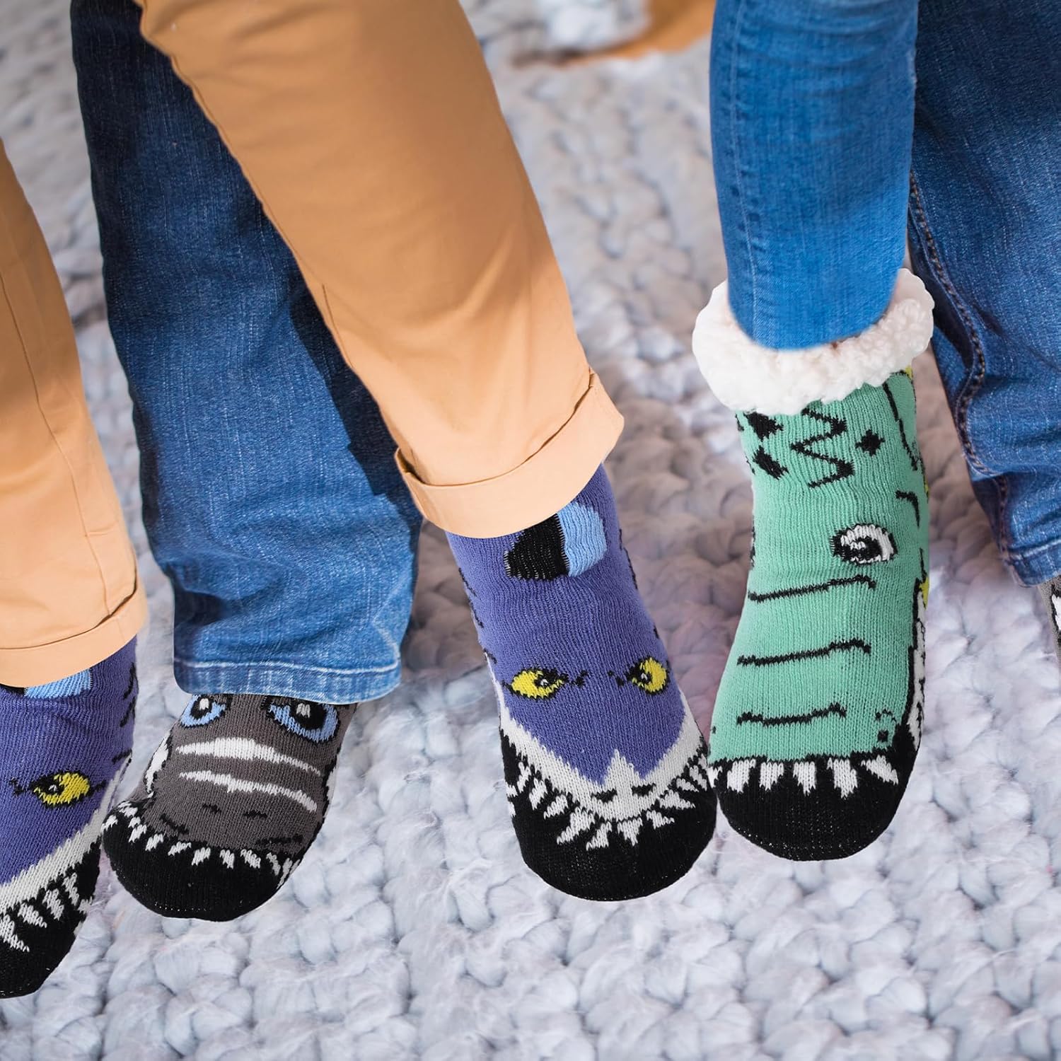 Perfect Cozy Fuzzy Slipper Socks for Kids