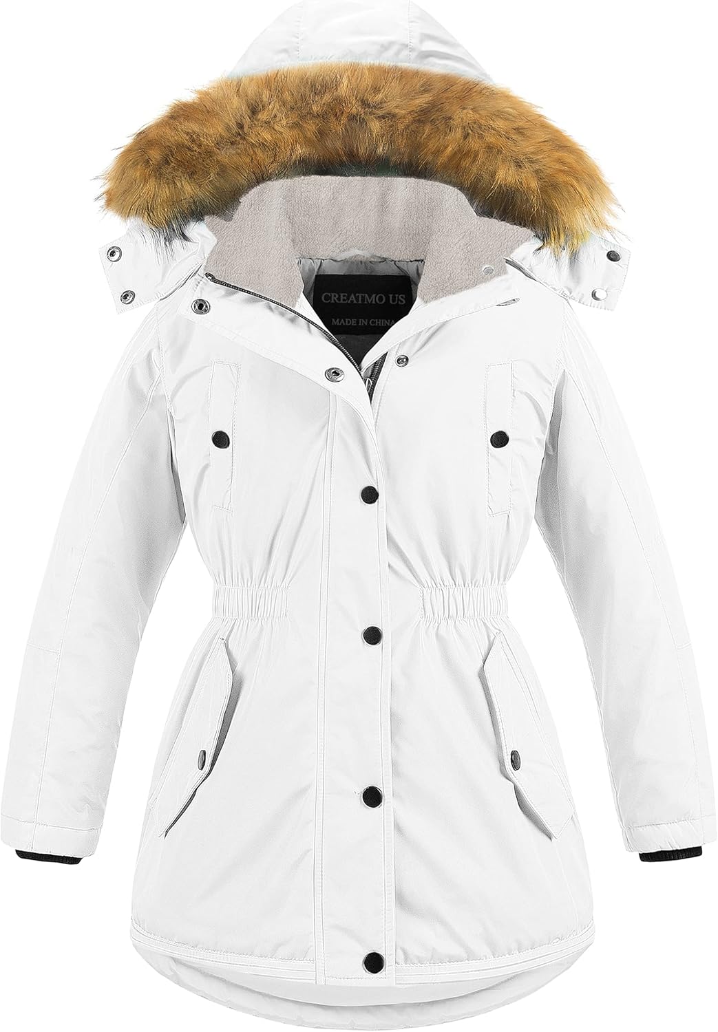 Stay Warm Style and Dry - Sherpa Filled Parka for Girls