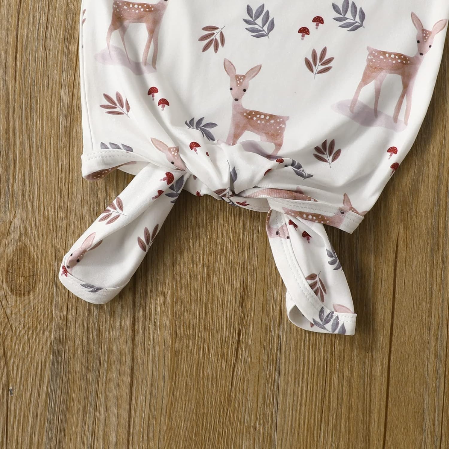 Newborn Knotted Gown Soft Cotton Onesie