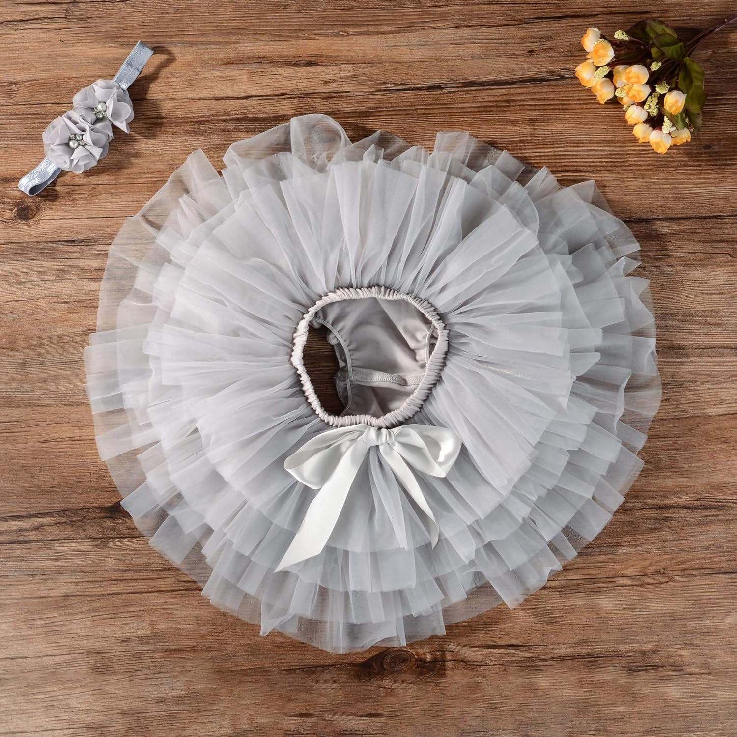 Perfect Choice Baby Girls Tutu Skirt Headband Set 6-24 Months