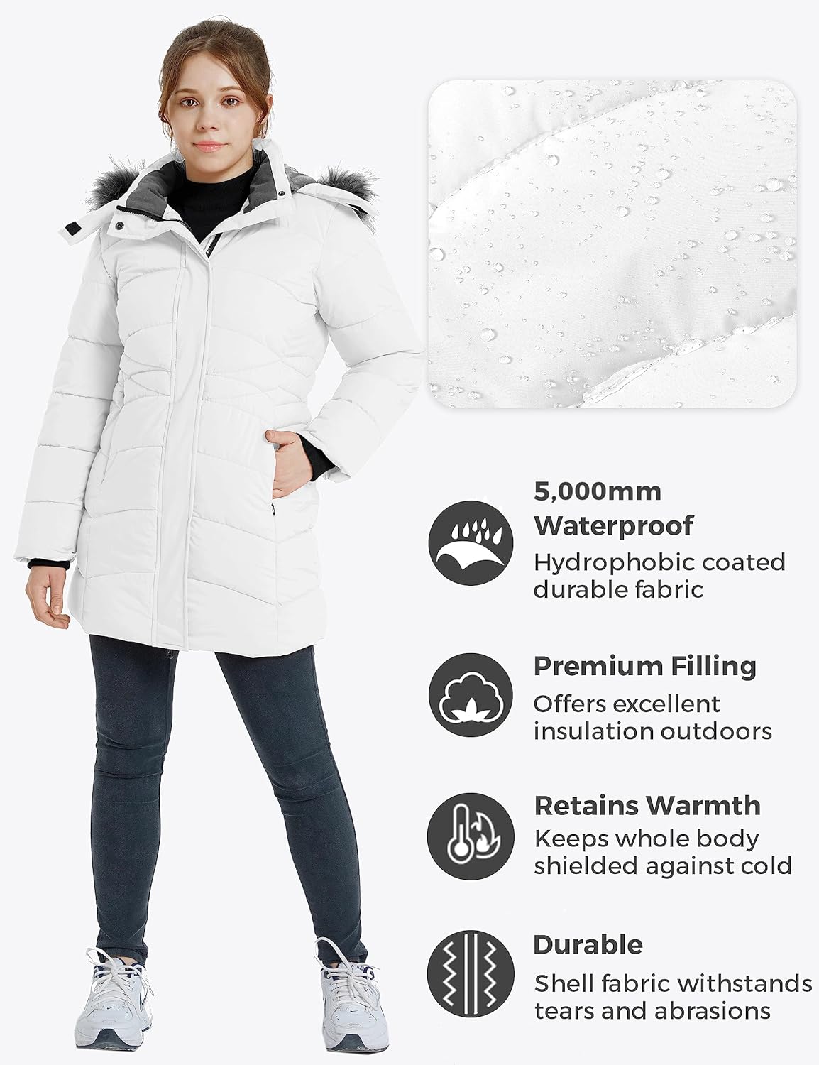 Stay Ridiculously Warm with Wantdo Girls Winter Puffer Jacket with Hood