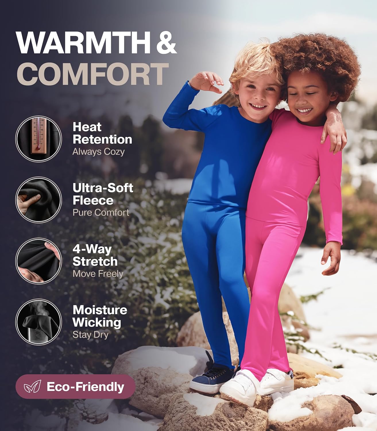 Thermajane Thermal Kids Long Johns