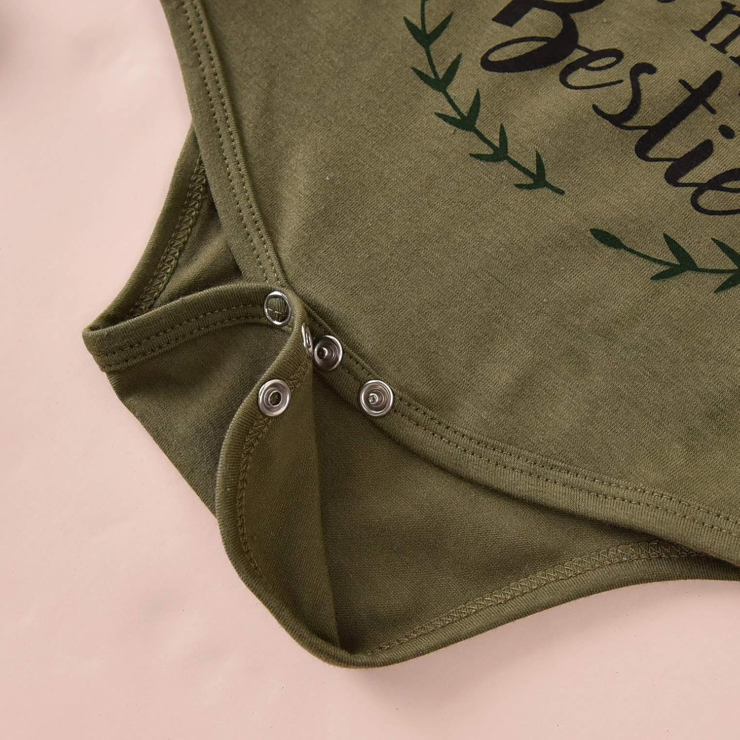 Camo Letter Romper Set for Baby Boys and Girls
