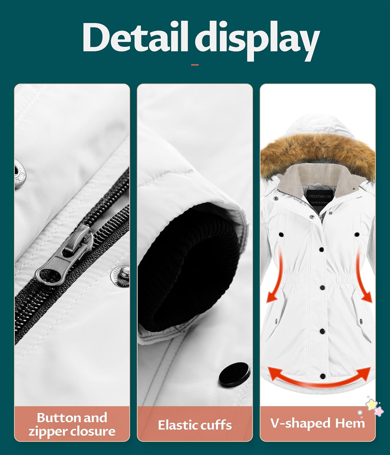 Stay Warm Style and Dry - Sherpa Filled Parka for Girls