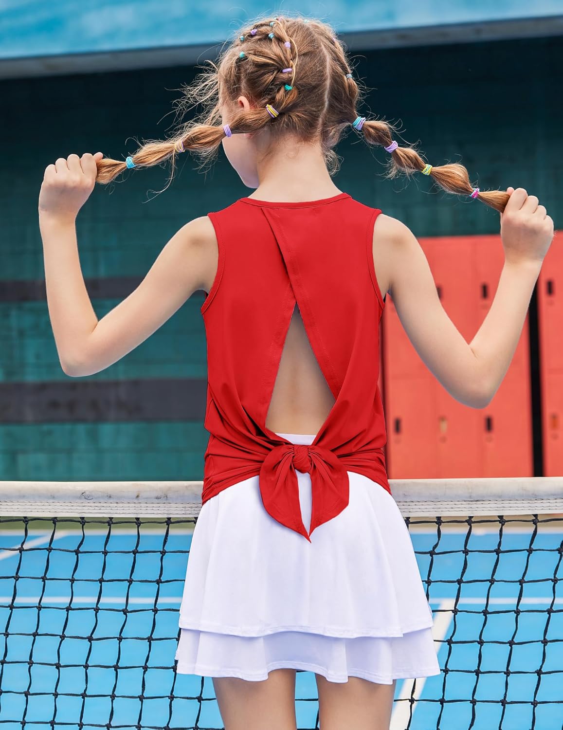 Zacl Kid Girls Athletic Tank Top Cool Soft Sporty 5-14 Years