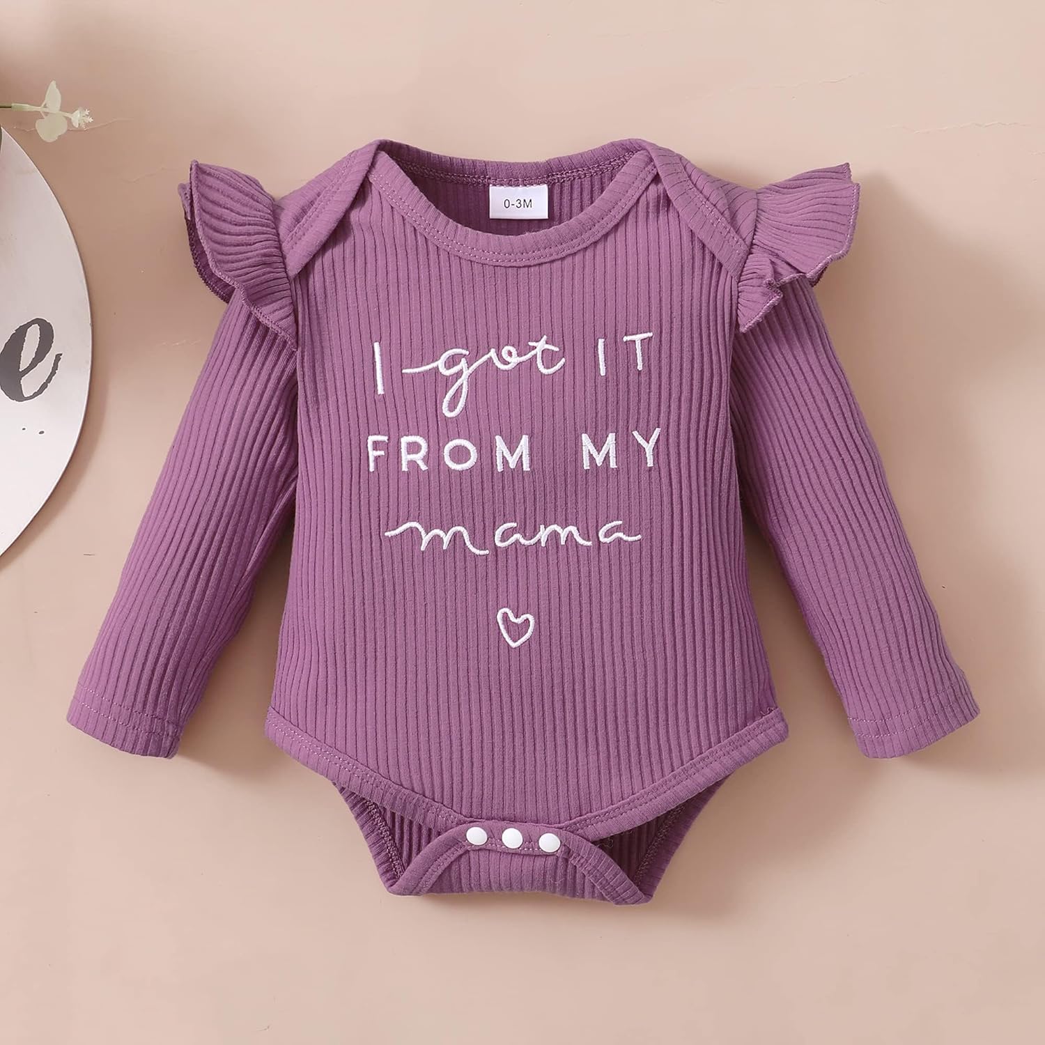 Perfect Newborn Girl dressed in neon Combinations - for Fall Winter