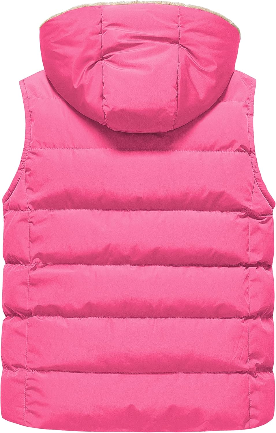 Pursky Childrens Hooded Puffer Vest Warm Outerwear