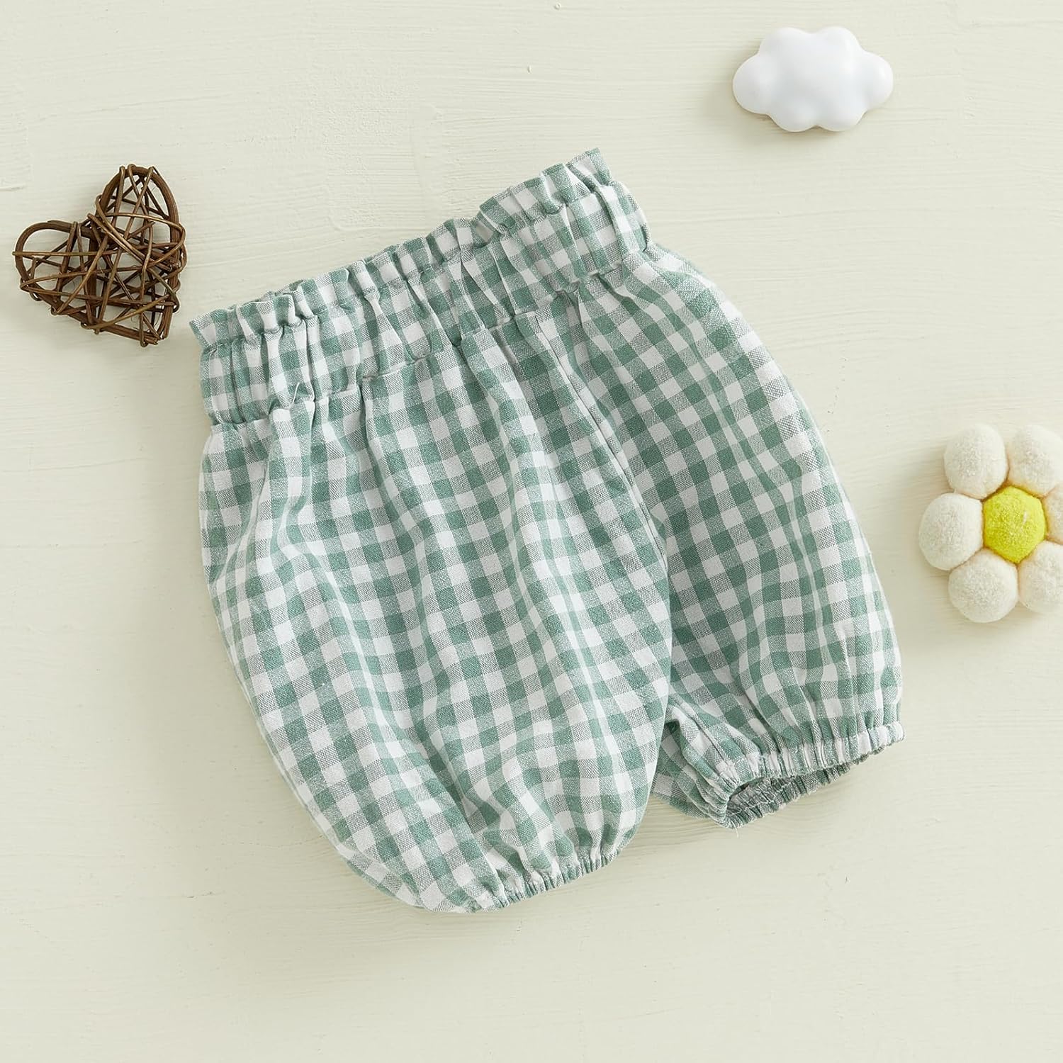 Soft Plaid Easy-Skirt for Babies