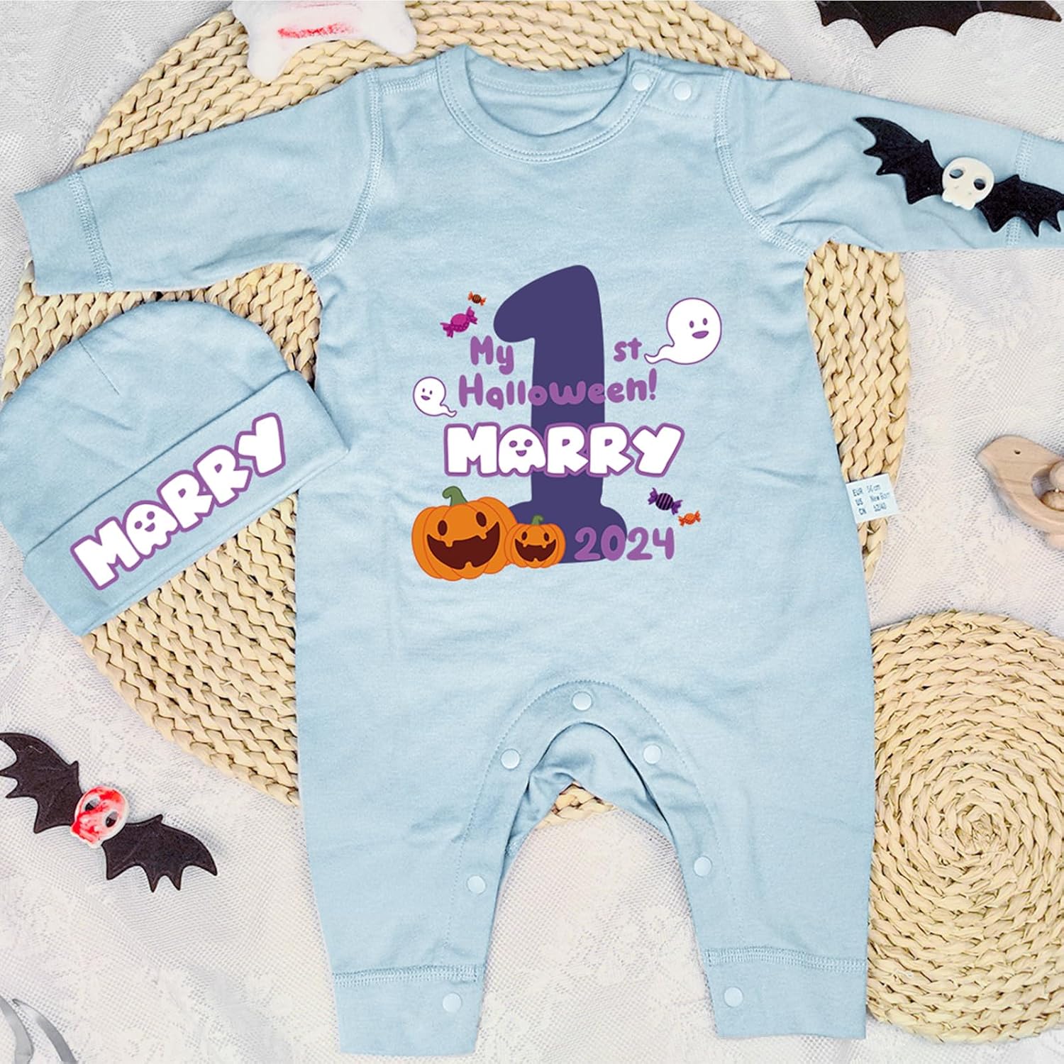 Personalized Newborn Outfit with Monogram