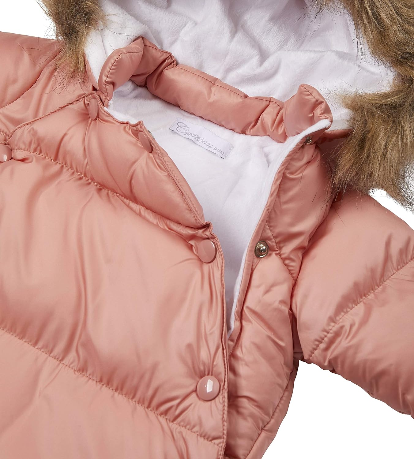 Crimson Girls Baby Newborn Puffer Carbag Pram Snowsuit