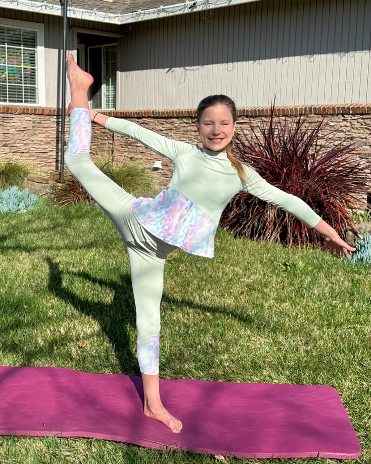 JiAmy Girl Tie-Dye Activewear