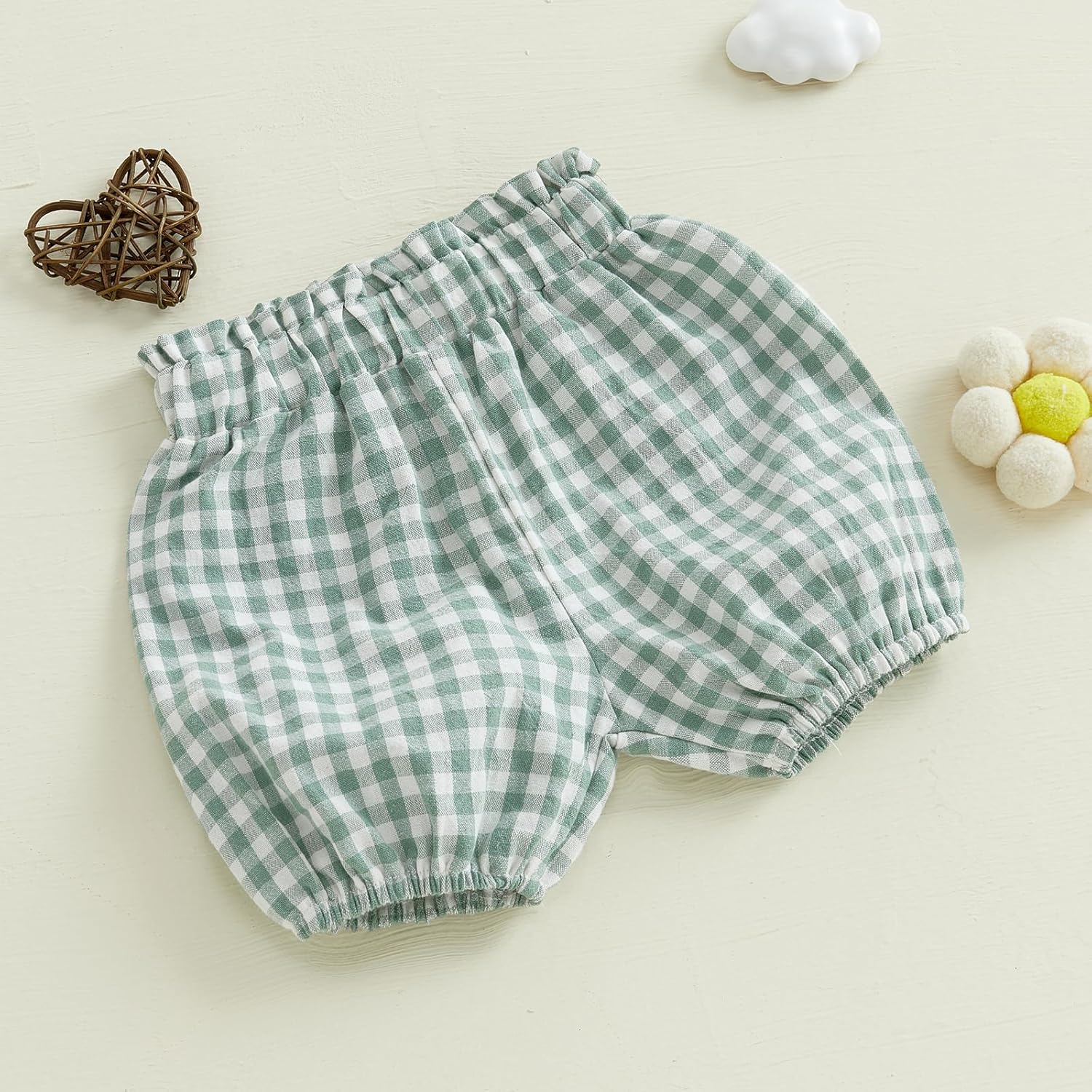 Soft Plaid Easy-Skirt for Babies
