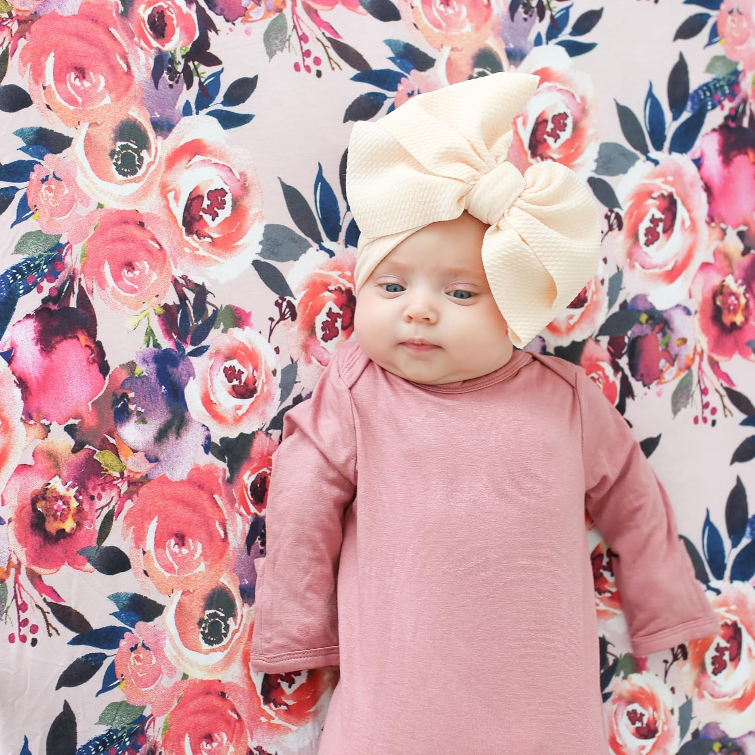 Posh Peanut Knotted Newborn Gown - Perfect for Diaper Changes Style