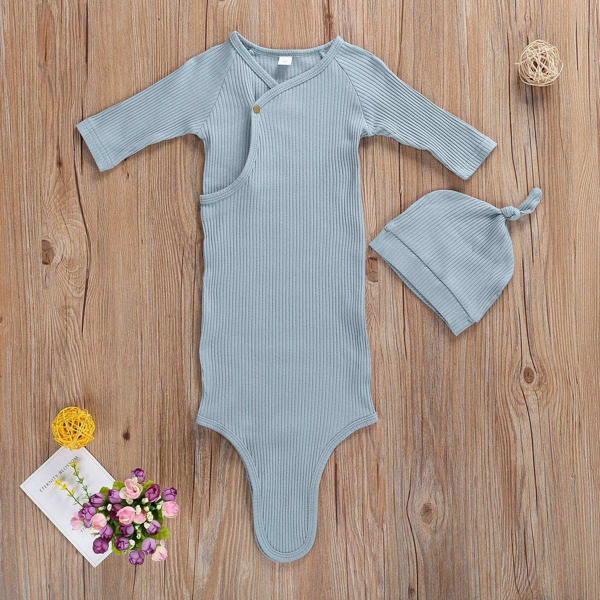 Baby Sleep Gown with Knot Soft Pajamas for Boys and Girls