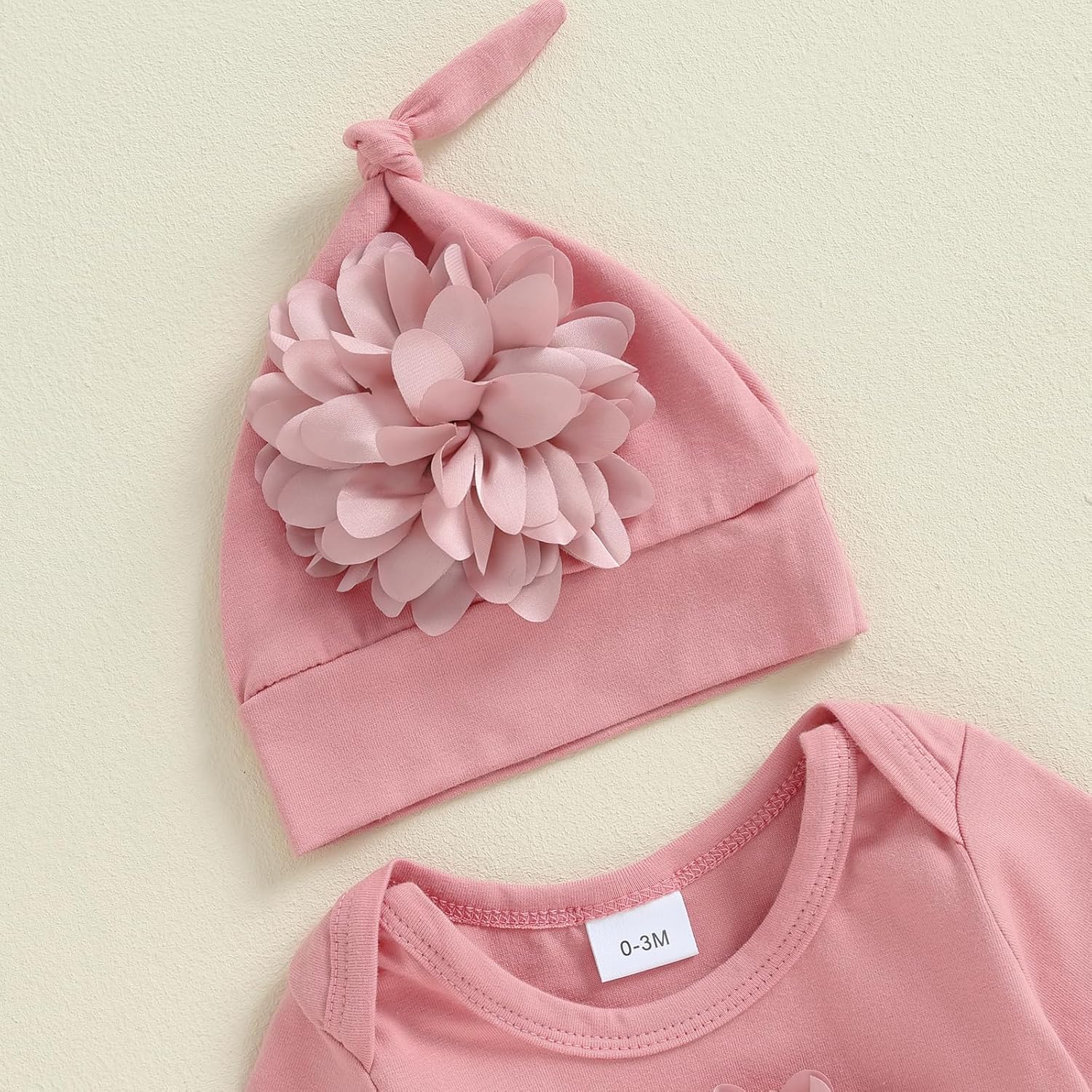 Kavousa Newborn Swaddle Set with Cap for Boys Girls