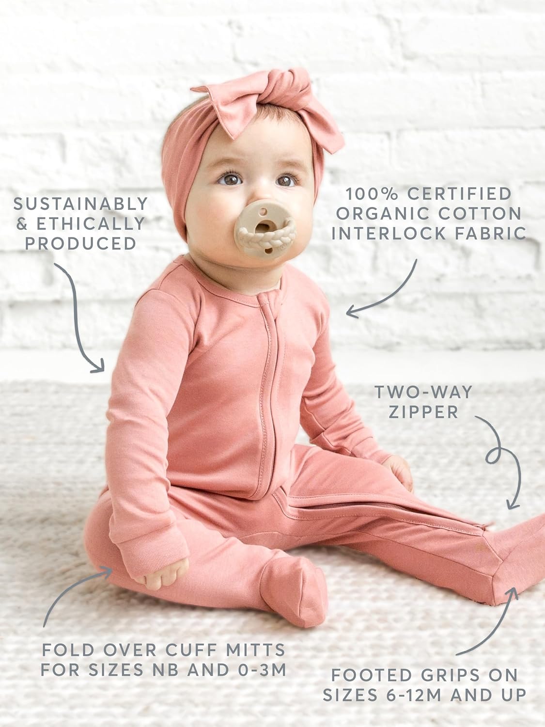Soft Comfortable Organic Cotton Newborn Pajamas for Grown-Ups Too