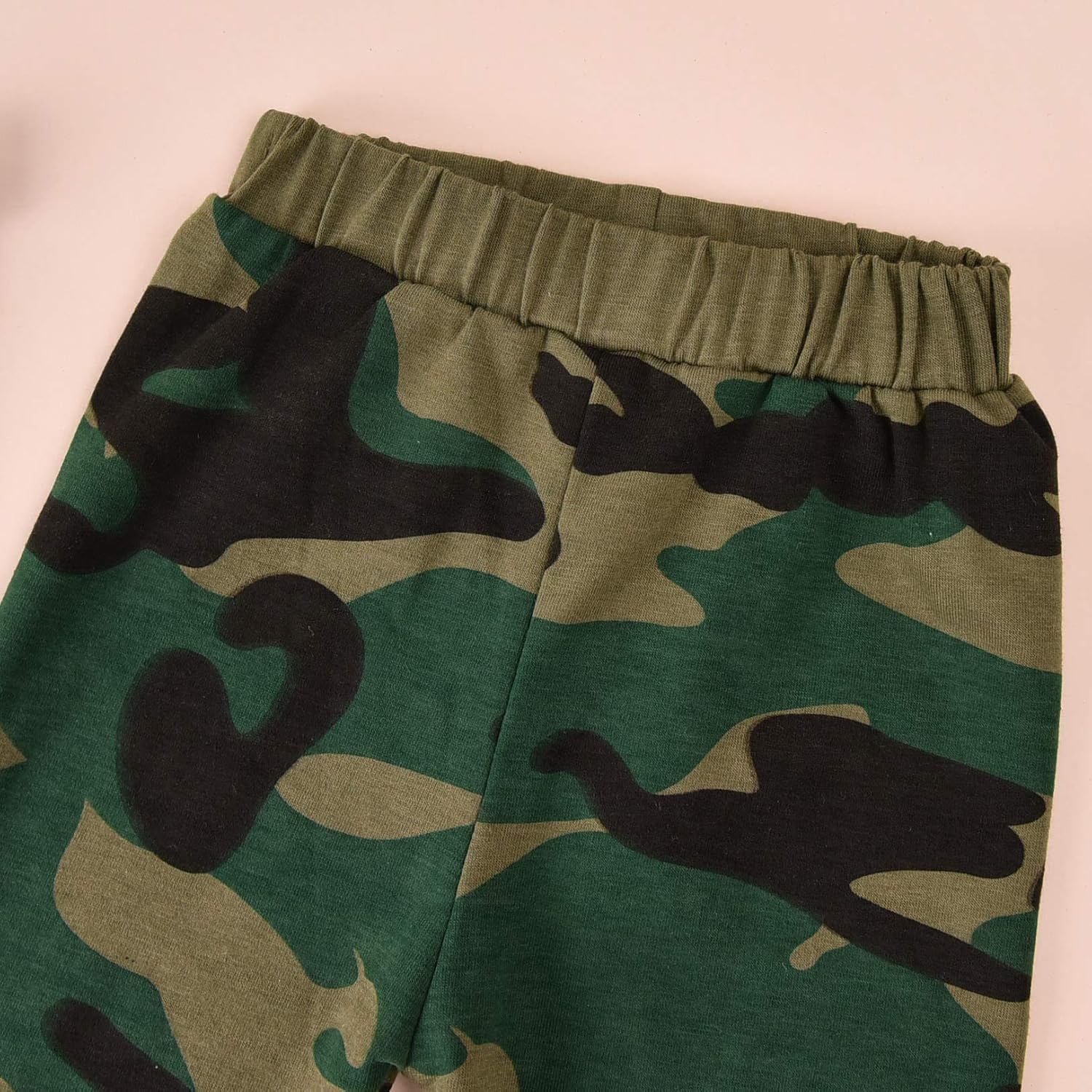 Camo Letter Romper Set for Baby Boys and Girls