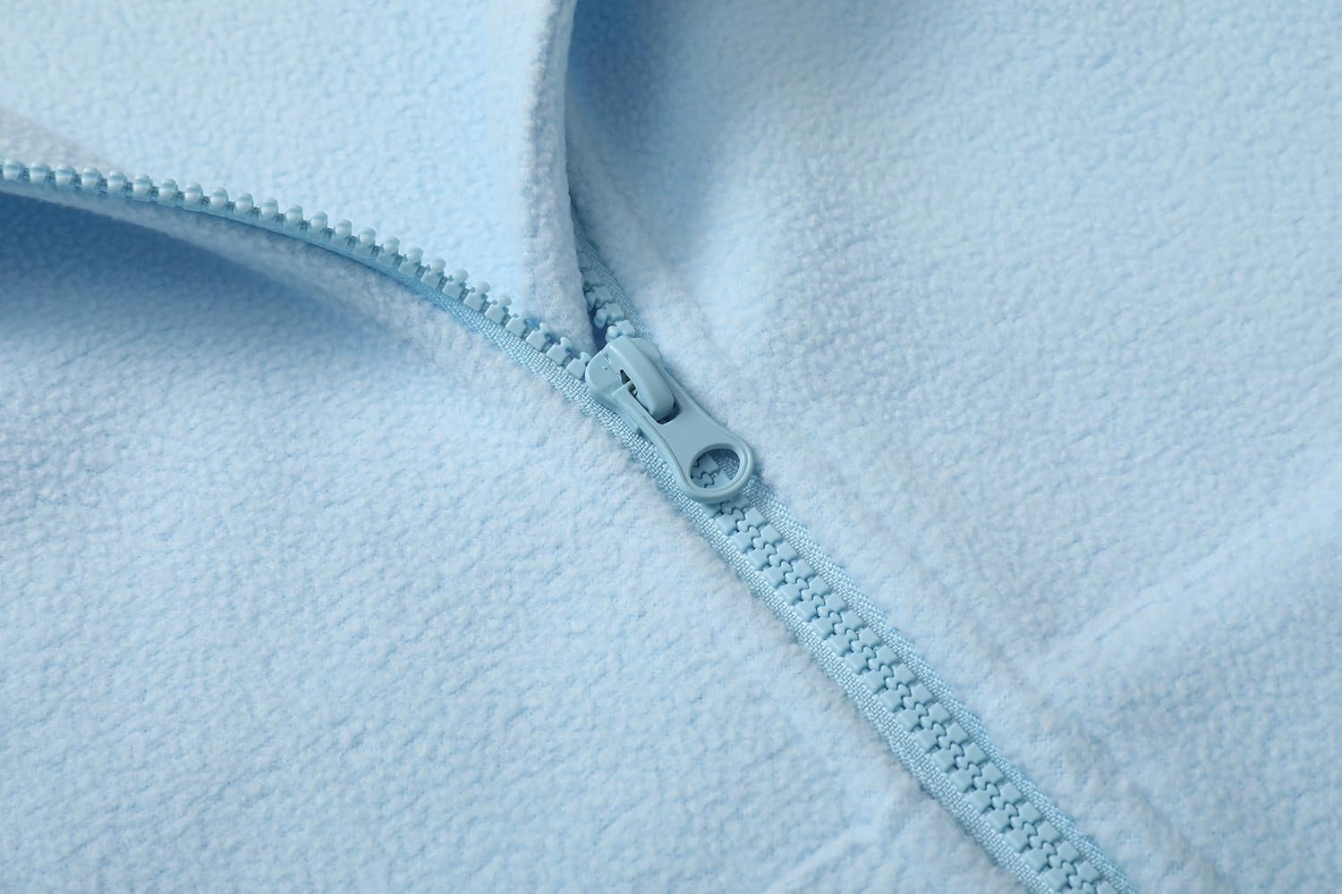 Girls Soft Fleece Full-Zip jackets Lightweight Wind-Proof