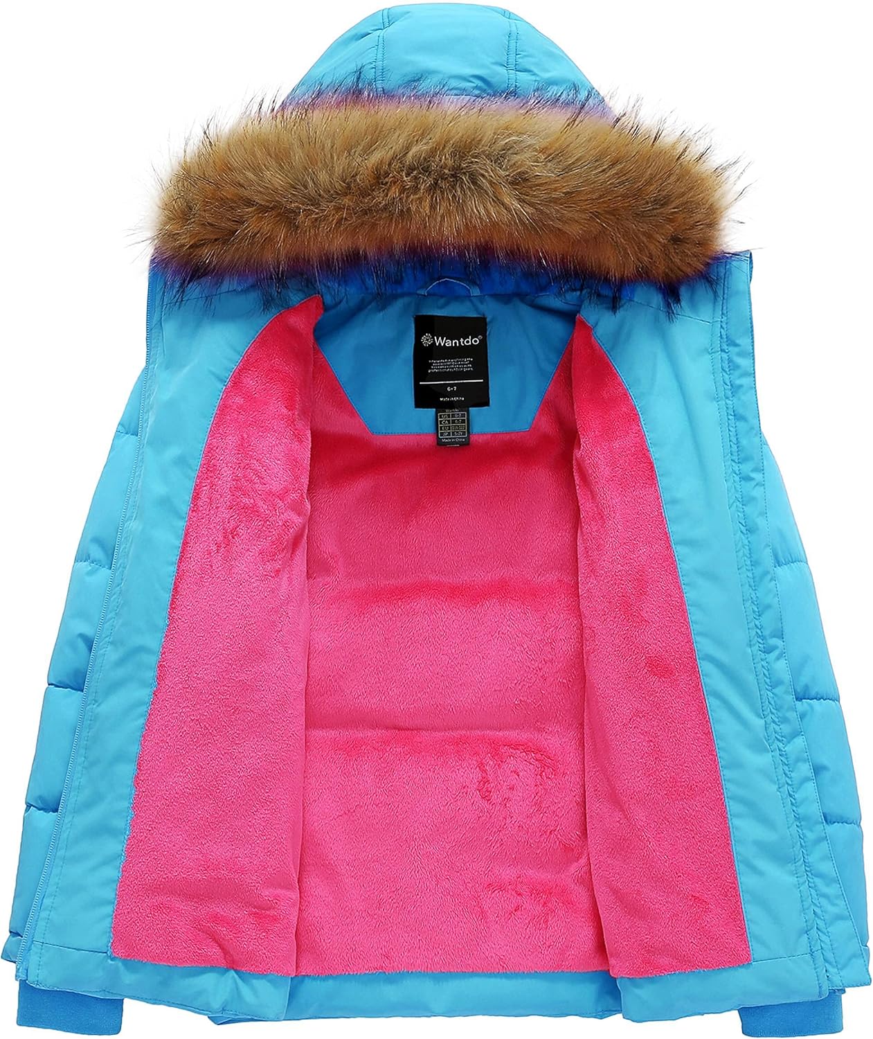 Warm Puffer Jacket for Girls