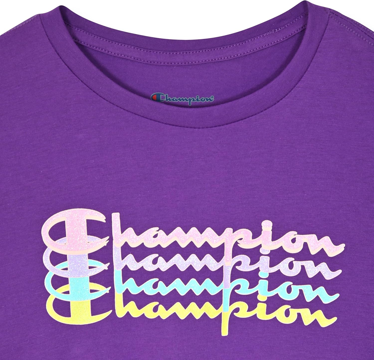 Champion Girls Short Sleeve Tee Shirt for Kids