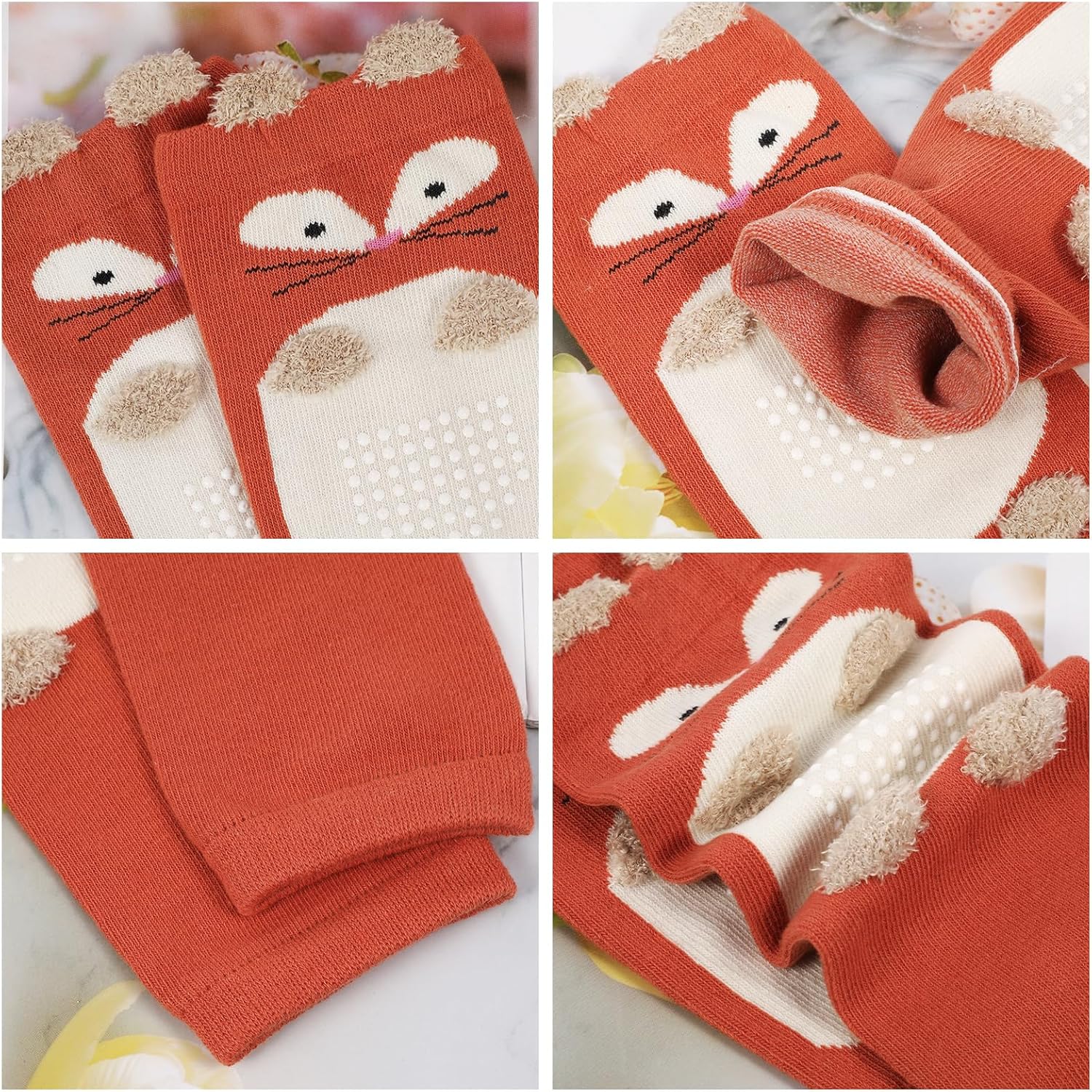 XEPST Pack of 3 Toddler Animal Pattern Legwarmers