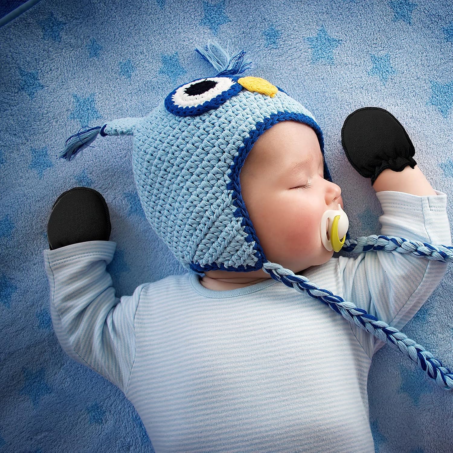 Softest No Scratch Cotton Mittens for Babies