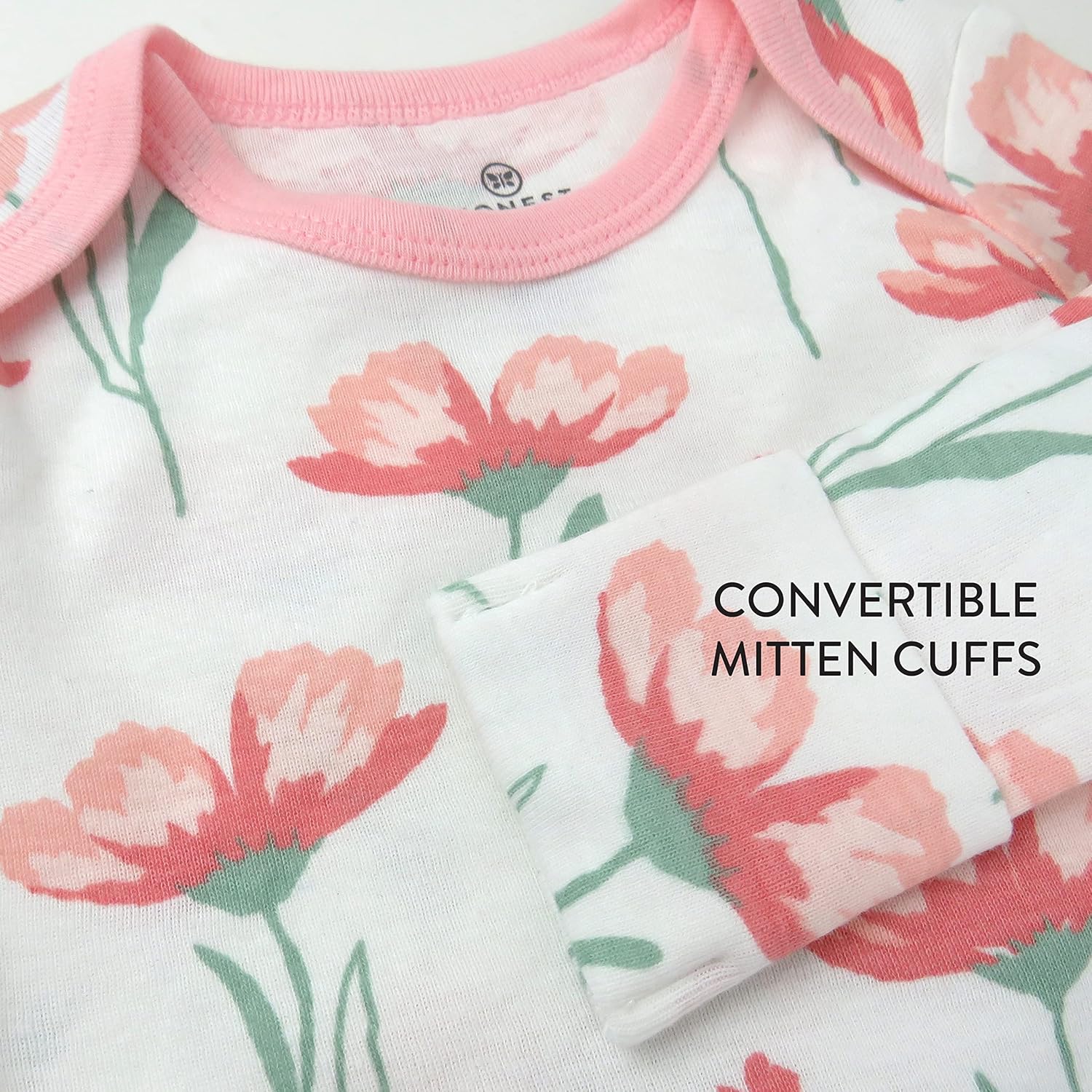 HonestBaby 2-Pack Sleeper Gowns for Newborns