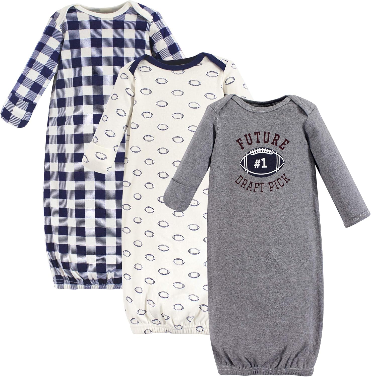 Hudson Baby - Soft comfy baby girl gown 100 cotton everyday wear