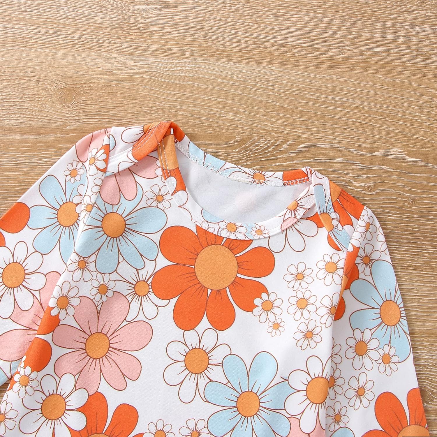 FIOMVA Newborn Baby Girl Boy Knotted Nightgown