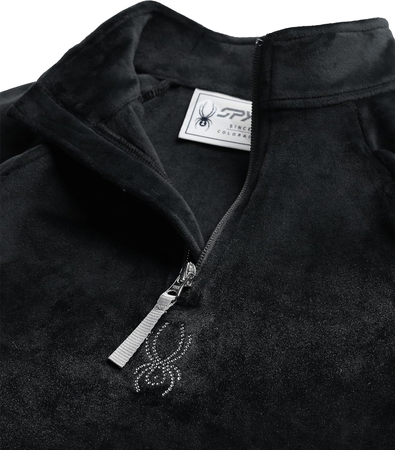 Spyder Girls Shimmer Bug Half Zip T-Neck Ski Base Layer Jacket